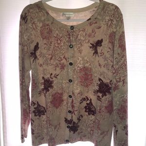 Christopher & Banks button up sweater